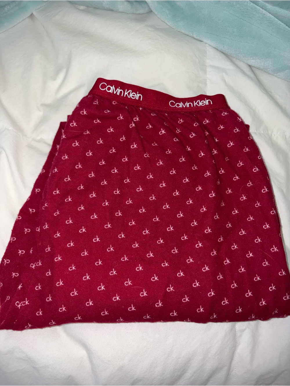 Calvin Klein Red Pajama Pants